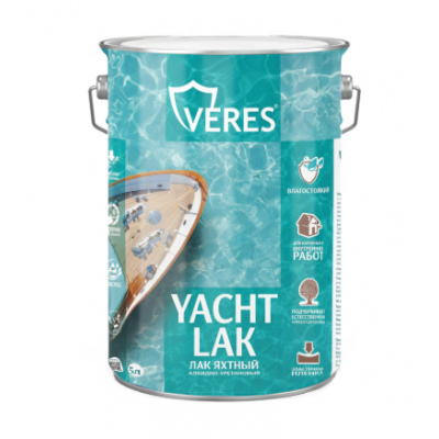 Veres Yacht Lak лак яхтный для деревянных поверхностей глянцевый 5 л